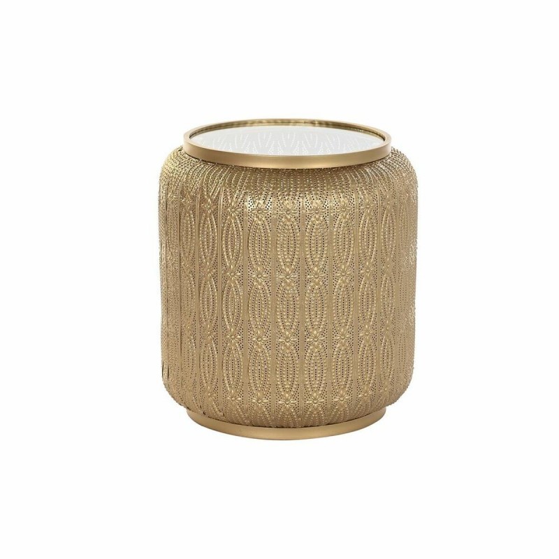 Tavolo aggiuntivo DKD Home Decor Dorato Metallo Arabo (42 x 42 x 44 cm)