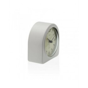 Orologio da Tavolo Versa Luxa Bianco Plastica 5,8 x 10 x 10 cm