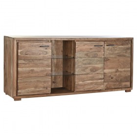 Credenza DKD Home Decor Marrone Cristallo Acacia (175 x 40 x 78 cm)
