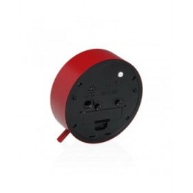 Orologio da Tavolo Versa Zeal Rosso Plastica 5,4 x 11,8 x 11 cm