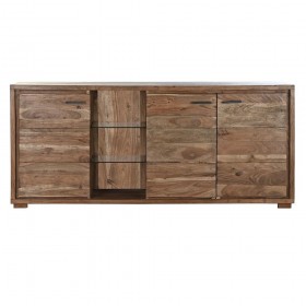 Credenza DKD Home Decor Marrone Cristallo Acacia (175 x 40 x 78 cm)