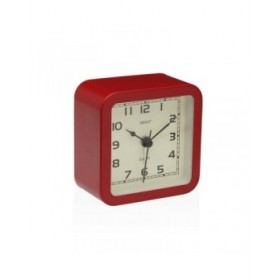 Orologio da Tavolo Versa Alvo Rosso Plastica 4,5 x 8,5 x 8,5 cm