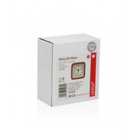 Orologio da Tavolo Versa Alvo Rosso Plastica 4,5 x 8,5 x 8,5 cm