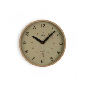 Orologio da Parete Versa Beige Plastica 4 x 30 x 30 cm