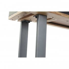 Ingresso DKD Home Decor 115 x 40 x 80 cm Nero Legno Marrone Grigio scuro Legno di mango