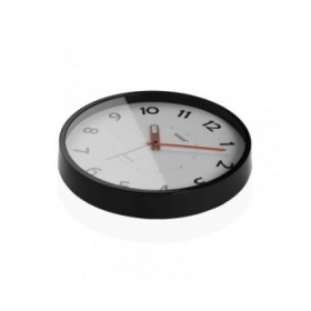 Orologio da Parete Versa Nero Plastica 4 x 30 x 30 cm