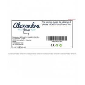 Set di Lenzuola HappyFriday Mr Fox The Warrior Multicolore 2 Pezzi