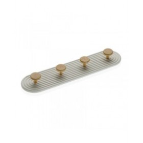 Appendiabiti da parete Versa Legno MDF Vintage 56,5 x 5 x 13,7 cm
