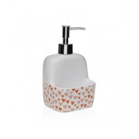 Dispenser di Sapone Versa Amore Ceramica 9,4 x 17,8 x 10,5 cm