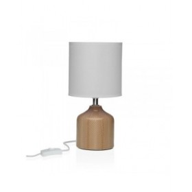 Lampada da tavolo Versa Miracle Beige Ceramica 14 x 28 x 10 cm