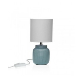 Lampada da tavolo Versa Vesta Azzurro Ceramica 13 x 26 x 10 cm