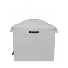 Armadietto portachiavi Versa Bianco 6 x 28 x 19,5 cm