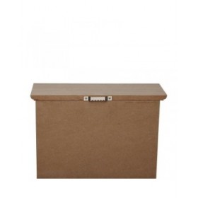 Armadietto portachiavi Versa Bianco 6 x 26,5 x 20 cm Rose