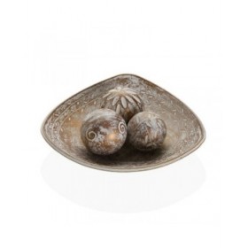 Centrotavola Versa Marrone 31,5 x 9 x 31,5 cm