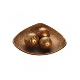 Centrotavola Versa Dorato 31,5 x 9 x 31,5 cm