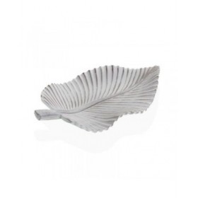 Centrotavola Versa Bianco Legno MDF 20 x 5 x 35 cm