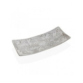 Centrotavola Versa Bianco Fiori 16 x 4,5 x 38,5 cm
