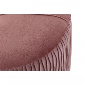 Panca DKD Home Decor   Naturale Rosa Legno Velluto (60 x 35 x 36 cm)