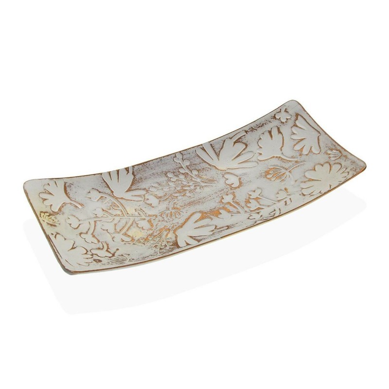 Centrotavola Versa Marrone Fiori 16 x 4,5 x 38,5 cm