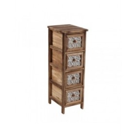 Cassettiera Versa Leaf Legno 32 x 81 x 26 cm