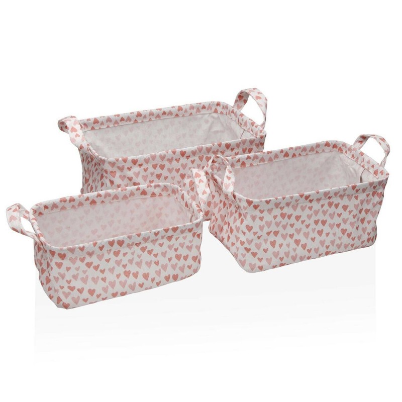 Set di Cestini Versa Amore 28 x 18 x 14 cm
