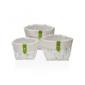 Set di Cestini Versa Laison 14 x 14 x 14 cm