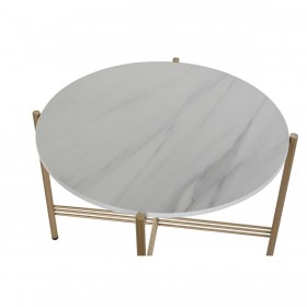 Console DKD Home Decor Dorato Metallo Marmo 65 x 65 x 45 cm