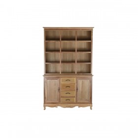 Credenza DKD Home Decor Naturale 124,5 x 39 x 201,8 cm Abete Alluminio Legno MDF