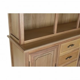 Credenza DKD Home Decor Naturale 124,5 x 39 x 201,8 cm Abete Alluminio Legno MDF