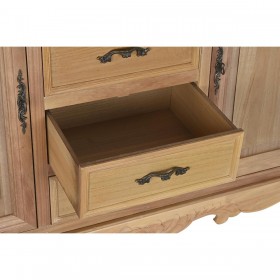 Credenza DKD Home Decor Naturale 124,5 x 39 x 201,8 cm Abete Alluminio Legno MDF