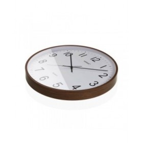 Orologio da Parete Versa Plastica Quarzo Legno MDF 5,2 x 50 x 50 cm