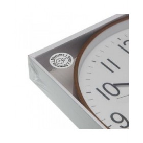 Orologio da Parete Versa Plastica Quarzo Legno MDF 5,2 x 50 x 50 cm