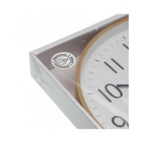 Orologio da Parete Versa Plastica Quarzo Legno MDF 5,2 x 50 x 50 cm