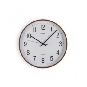 Orologio da Parete Versa Plastica Quarzo Legno MDF 5 x 35 x 35 cm