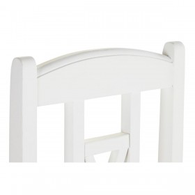 Sedia da Sala da Pranzo DKD Home Decor Bianco Legno 43 x 43 x 99,5 cm