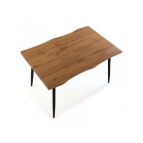 Tavolino da Caffè Versa Malika PVC Metallo Legno MDF 80 x 75 x 120 cm