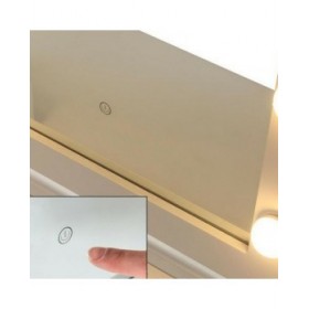 Toeletta Versa Bianco Legno MDF 40 x 139 x 80 cm