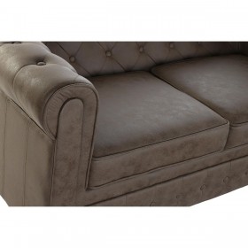 Divano DKD Home Decor 151 x 82 x 70 cm Naturale Legno Marrone Vintage