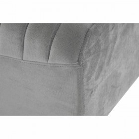 Panca DKD Home Decor   90 x 31 x 47 cm Grigio Dorato Metallo