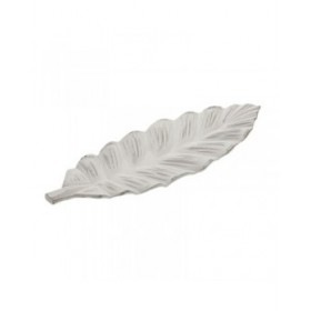 Centrotavola Versa Bianco Foglio 16,5 x 3,5 x 50 cm