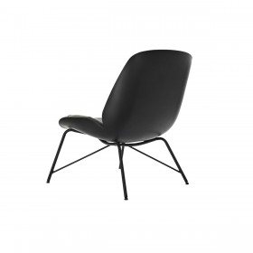 Poltrona DKD Home Decor Nero Grigio scuro Metallo 69 x 76 x 85 cm