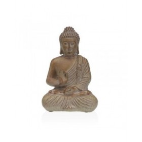 Statua Decorativa Versa Resina Buddha 9 x 17 x 11,8 cm
