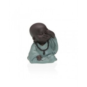 Statua Decorativa Versa Resina Buddha 7 x 9,5 x 8 cm