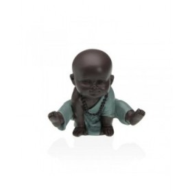 Statua Decorativa Versa Resina Buddha 9 x 10 x 10,5 cm