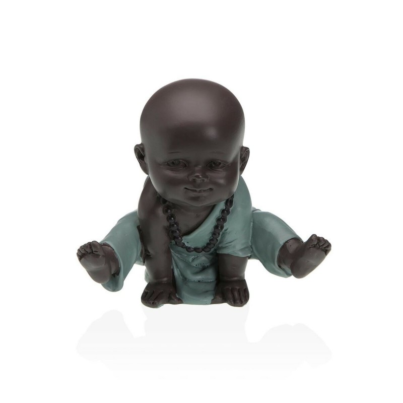 Statua Decorativa Versa Resina Buddha 9 x 10 x 10,5 cm