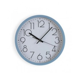 Orologio da Parete Versa Azzurro Legno 4,2 x 30 x 30 cm