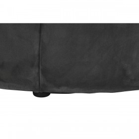 Poggiapiedi DKD Home Decor Grigio 30 % Poliestere (85 x 85 x 48 cm)