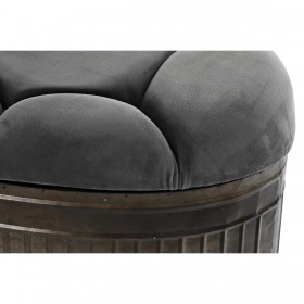 Panca DKD Home Decor Grigio Metallo 117 x 42 x 47 cm