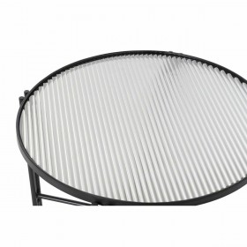Tavolino da Caffè DKD Home Decor Metallo Cristallo 63 x 63 x 46 cm