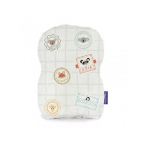 Cuscino HappyFriday Mr Fox World trip Multicolore 40 x 30 cm